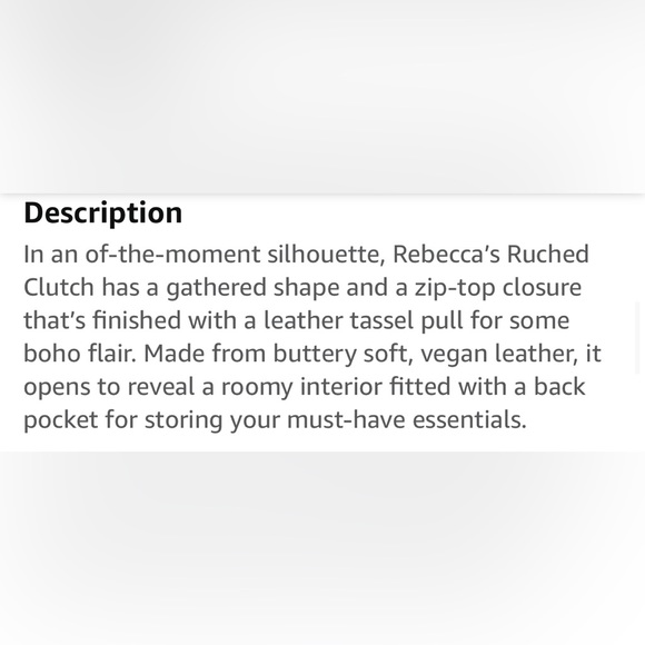 ⭐️SALE⭐️ Rebecca Minkoff Ruched Clutch Purse - Picture 4 of 4